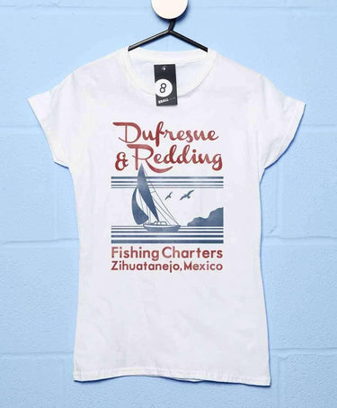 Dufresne And Redding Fishing Charters Womens Style T-Shirt 8Ball